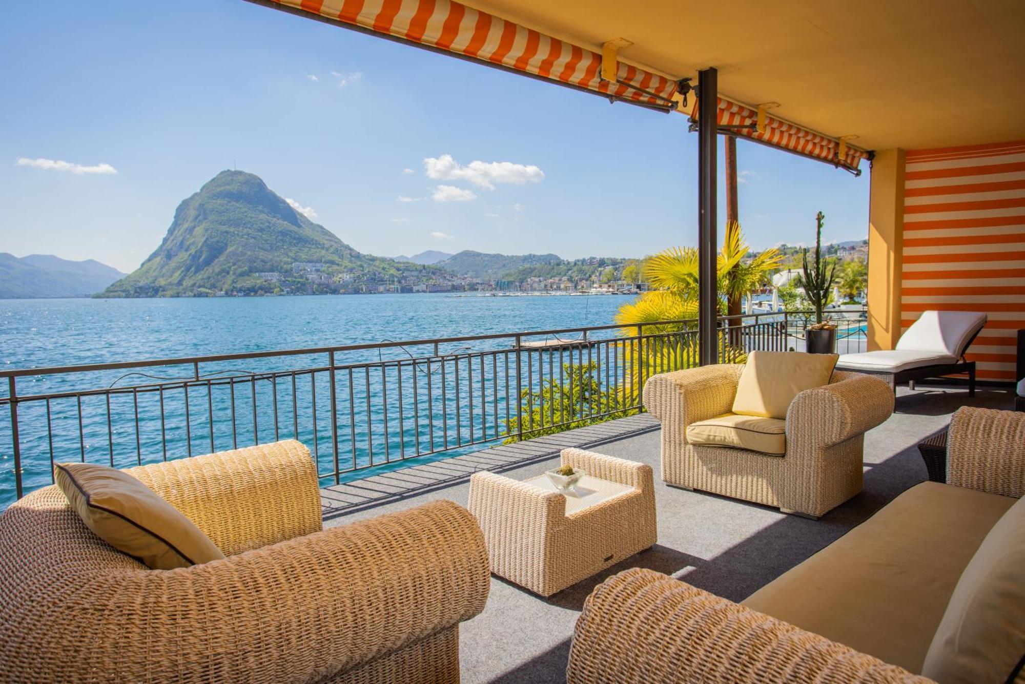 Grand Hotel Villa Castagnola Лугано Экстерьер фото The Lake Como Suite